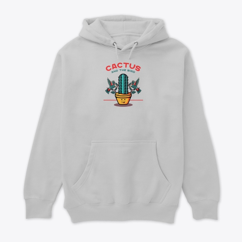 Cactus and The Bird T- shirt Design