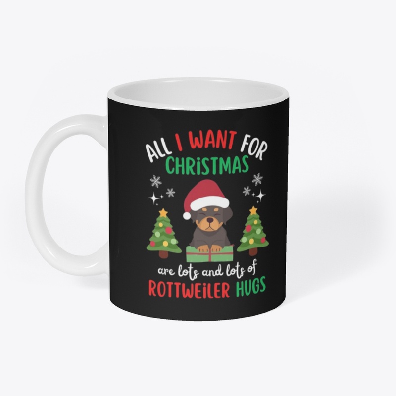  Christmas / Rottweiler hug