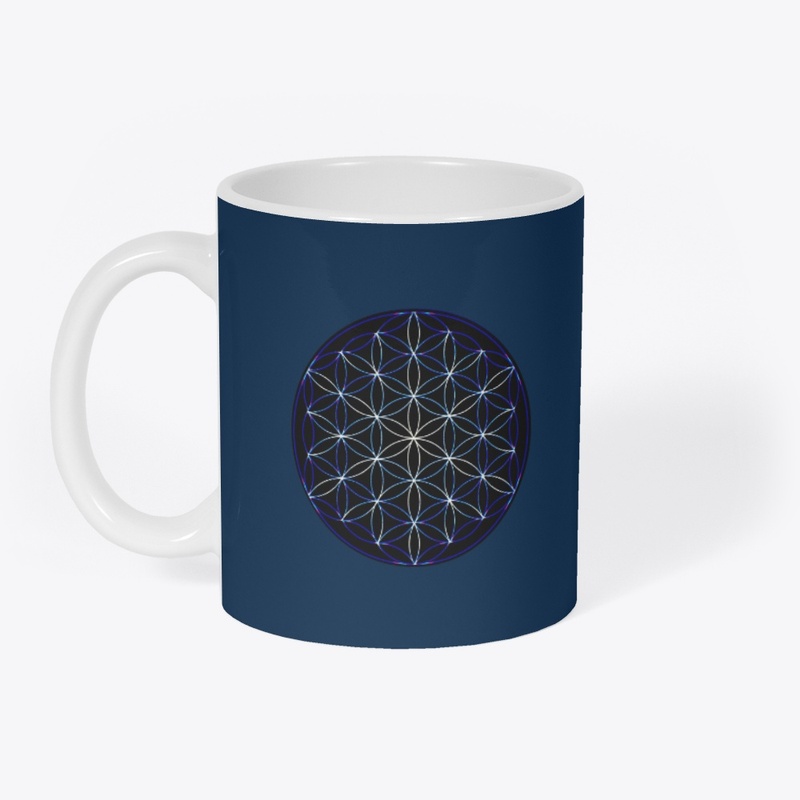 Flower of Life Blue