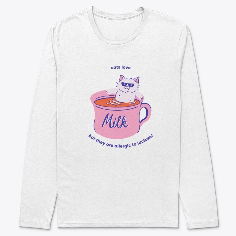 sweet cat print combin