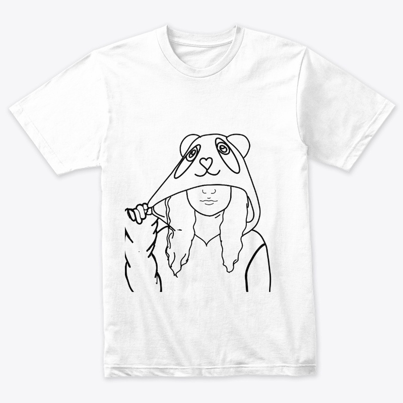 Outline Aesthetic Panda 