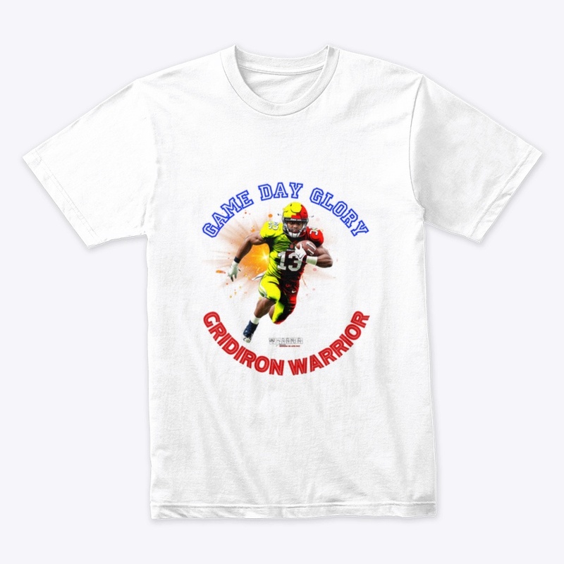 GRIDIRON WARRIOR Yellow & Red print