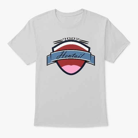 Hentai! Logo Light Steel Kaos Front