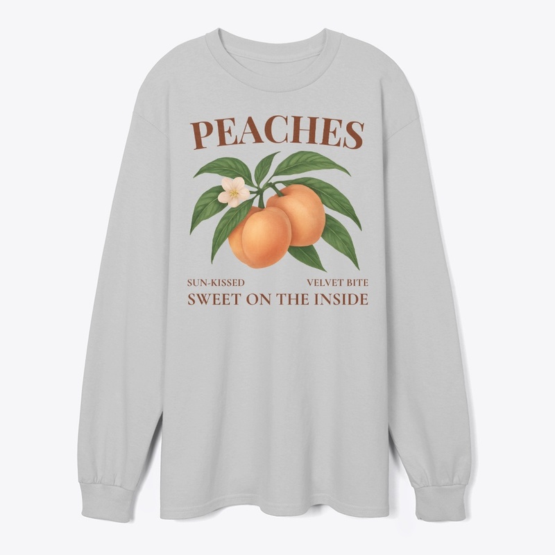 Vintage Peach | Botanical Fruit Art