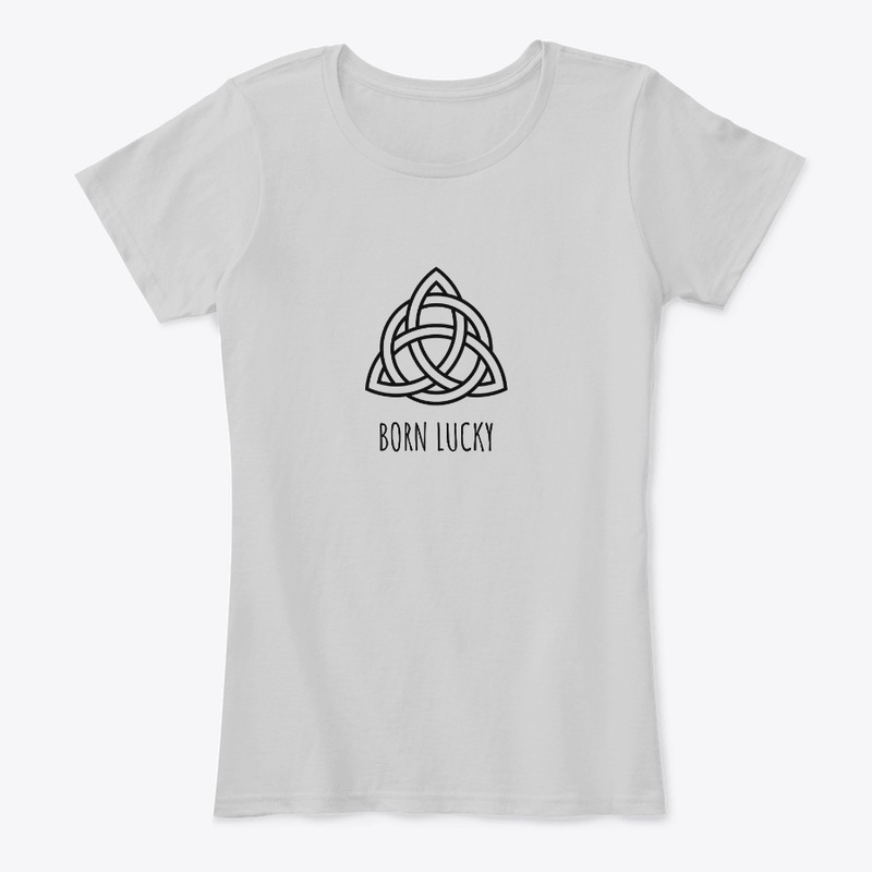 St. Pat's "Born Lucky" apparel