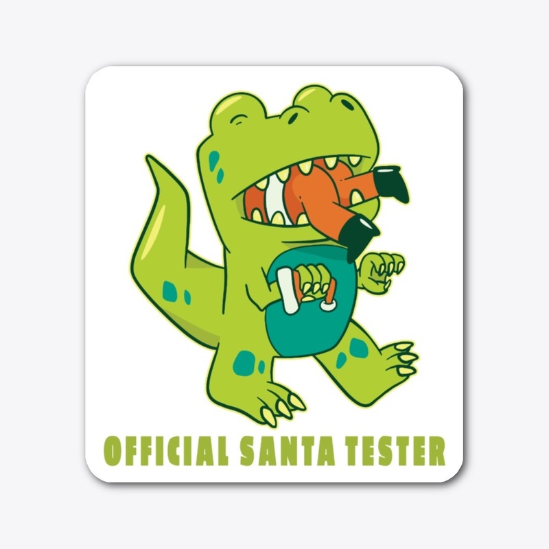 Christmas T-Rex Official Santa Tester