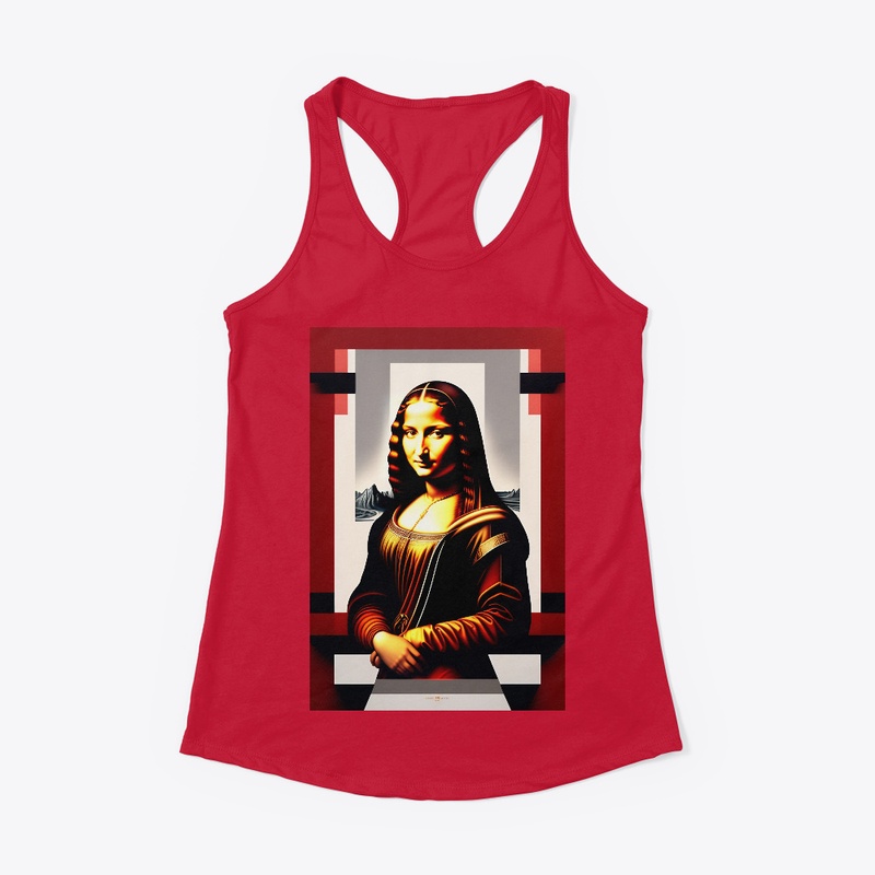 Monalisa Unique on customized T-Shirt