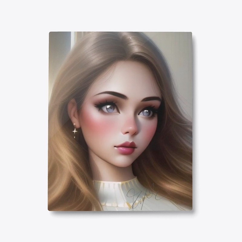 Anime Manga Themed Shy Girl