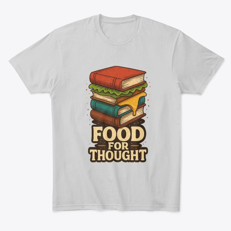 Book Burger Print - Food for Thought 