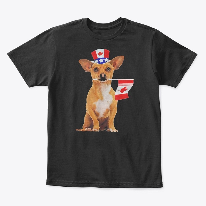 Canadian Flag Maple Leaf Chihuahua