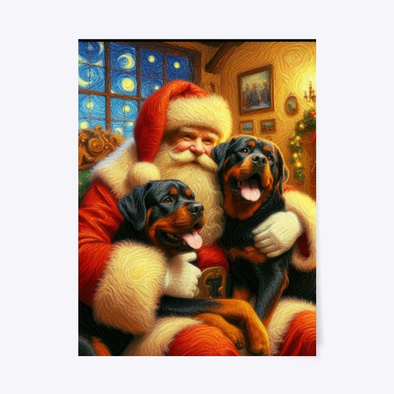 Rottweilers and Santa