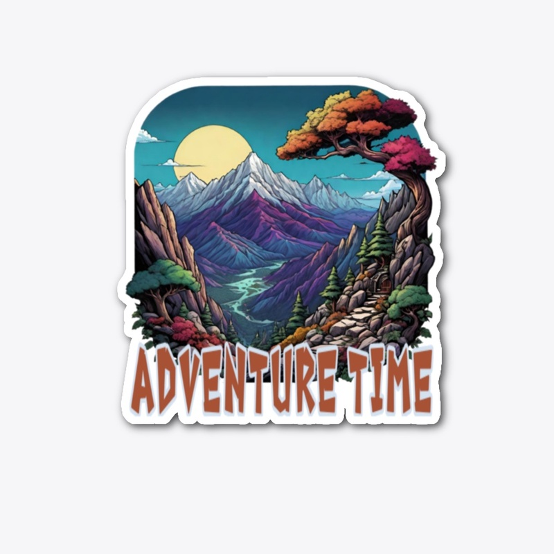 Adventure Time Mountain Peak Nature