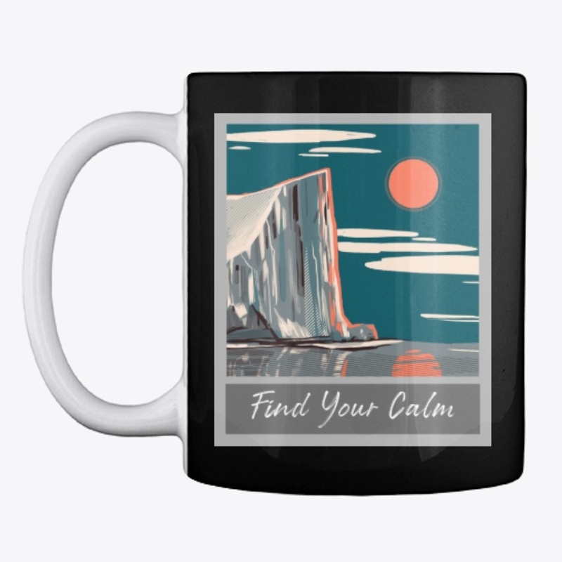 Find Your Calm Orange Sky
