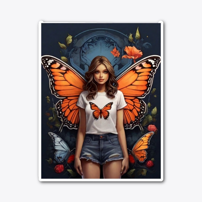 T-shirt design Butterfly 