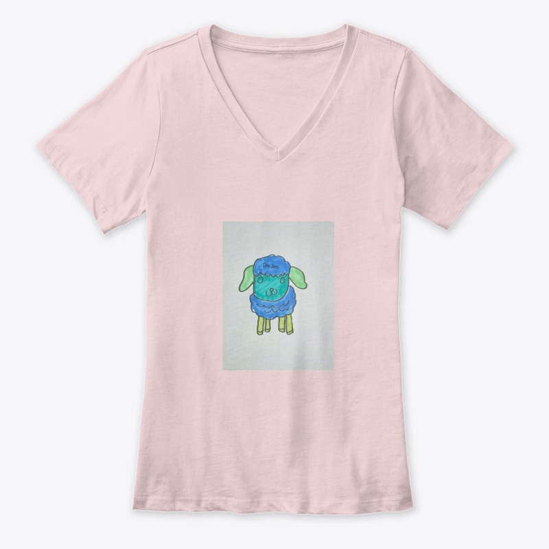 Div Jen Women's Premium V-Neck Tee