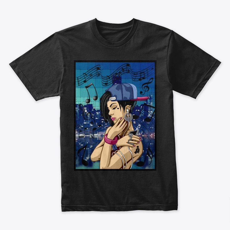 MUSIC LOVER DIVA TSHIRT