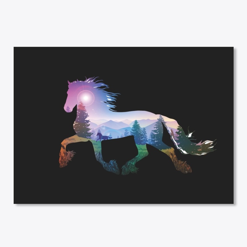 Horse in Trees