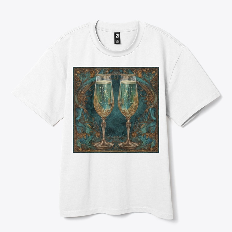 Teal Opulence - Golden Celebration
