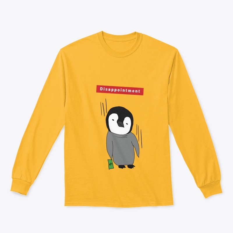 Disappointment -Cute Baby Penguin Design