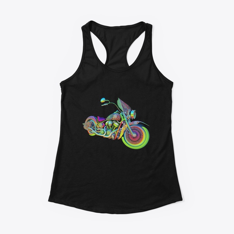 Abstract Biker
