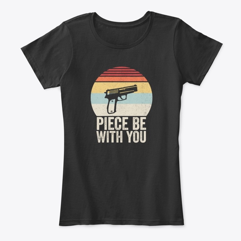 Vintage Gun Piece Be With You T-Shirt