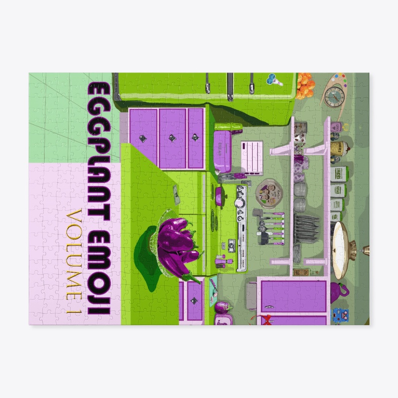 Eggplant Emoji Volume 1 Back Cover 