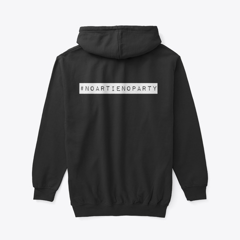 No Artie No Party Merch Black Camiseta Back