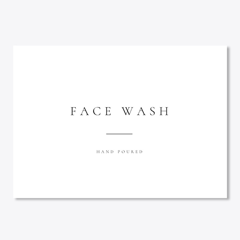 Face Wash Sticker