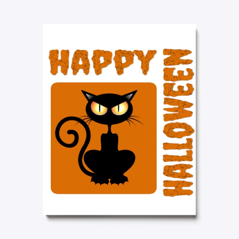 Happy Halloween - Black cat
