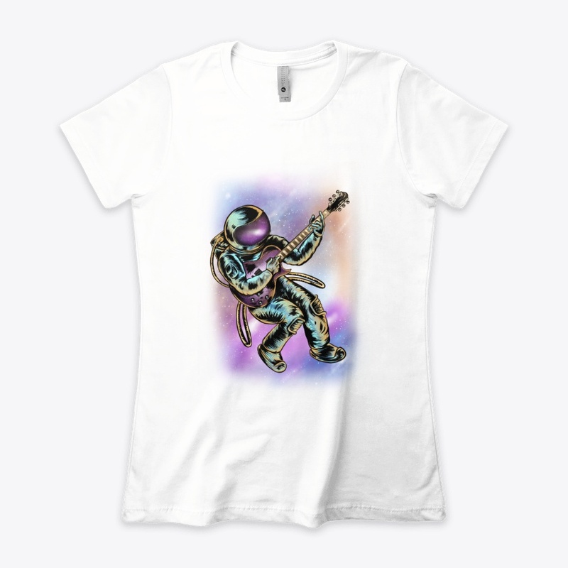 Astronaut Guitar Spaceman Design