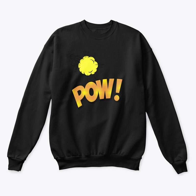 pow cartoon graphics design multicolour