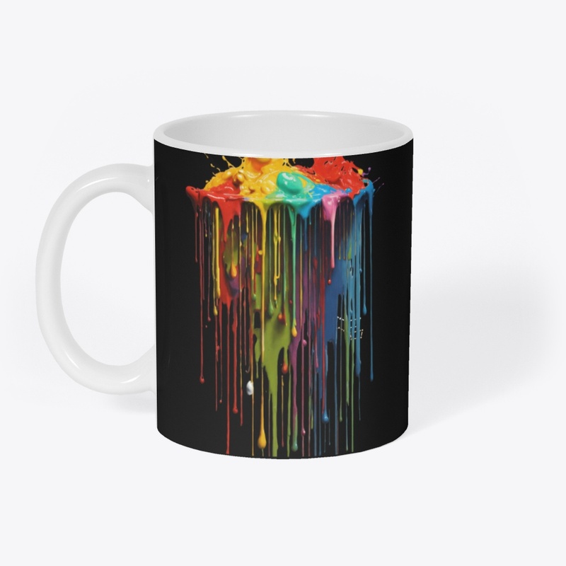 Vibrant Drip Logo T-shirt