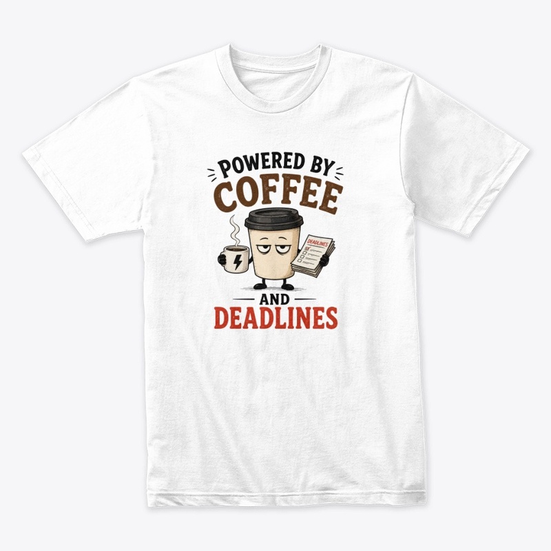 Powered By Coffee And Deadlines