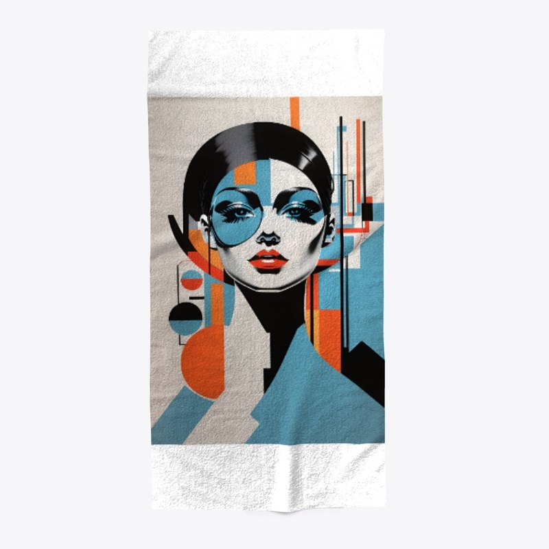 Ethereal Beauty: Abstract Girl Canvas
