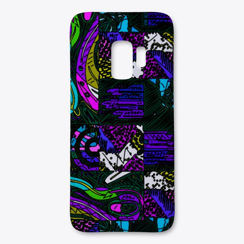 Multicolor Geometric Abstract Pattern