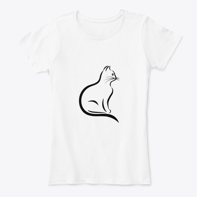 cat black and white