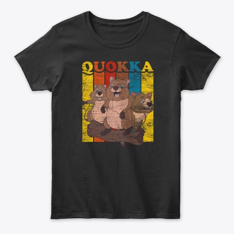 Retro Quokka - Aussie Cute Animal Lover