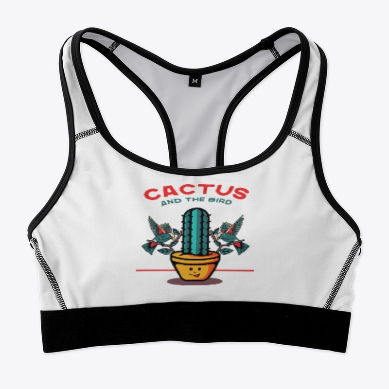 Cactus and The Bird T- shirt Design
