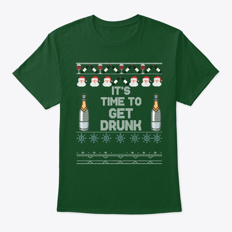 Funny WINE Ugly Christmas Sweater
