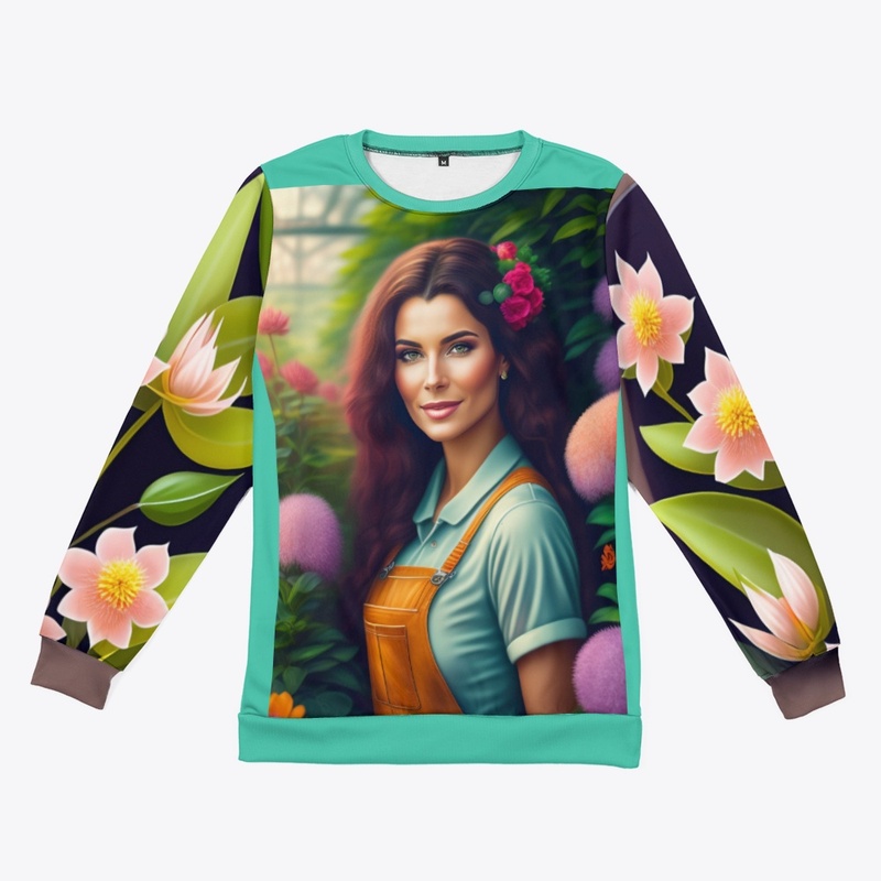 garden party t-shirt pastel butterflies