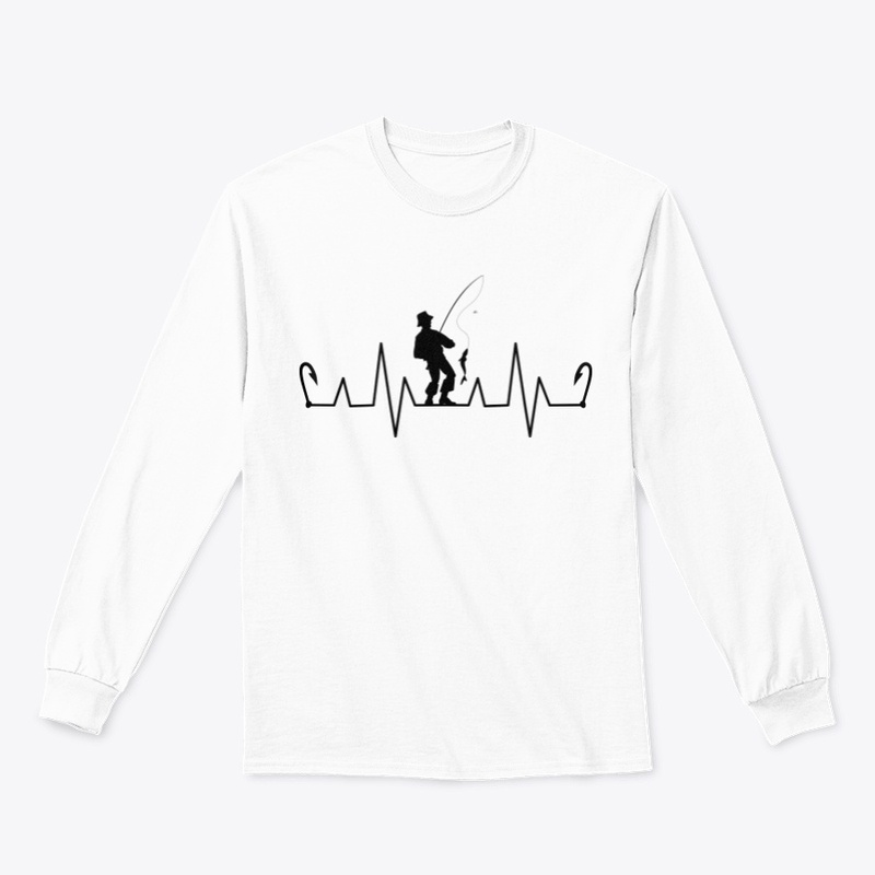 Fishing Hook Heartbeat, funny fisherman