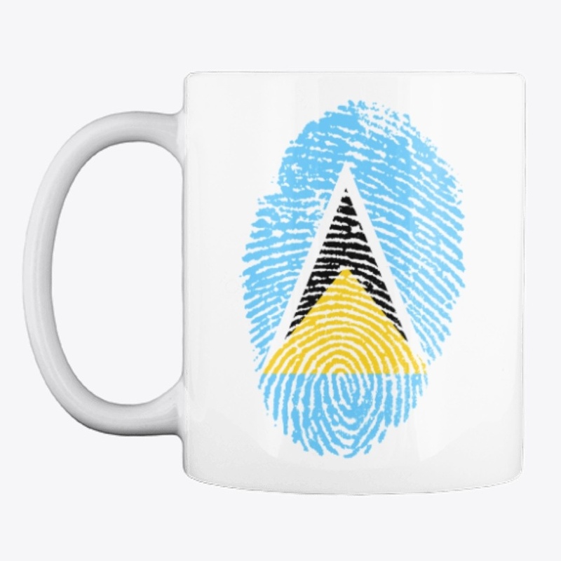 St.Lucia Fingerprint Mug