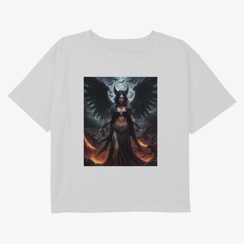 Fierce Winged Demoness Unleashed