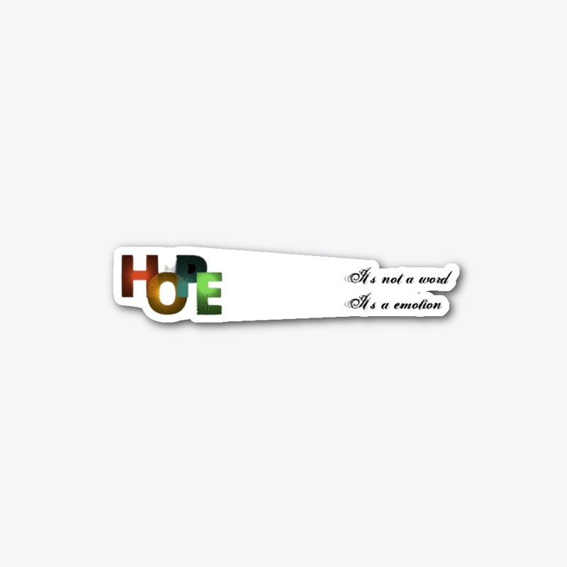 Hope Emotion Mug & Sticker Set Vibrant 