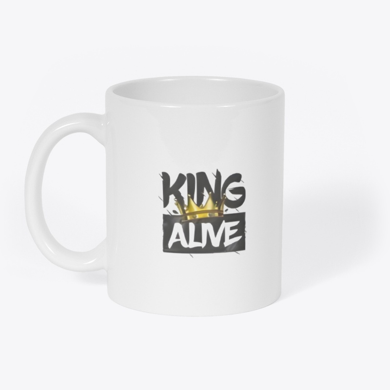 king alive styled text clothing