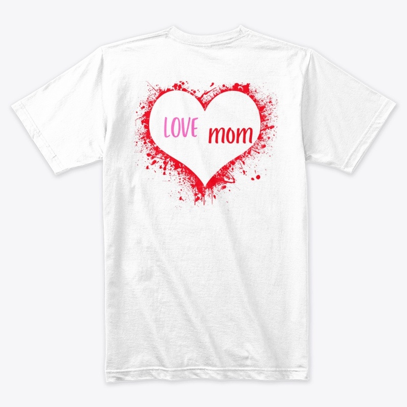 Love Mom coeur