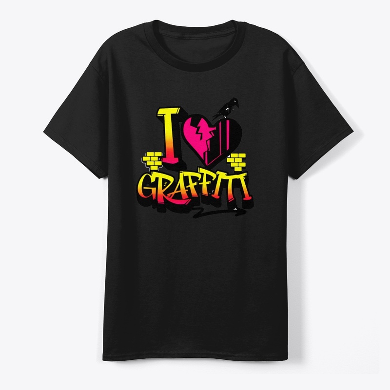 I Love Graffiti T Shirt