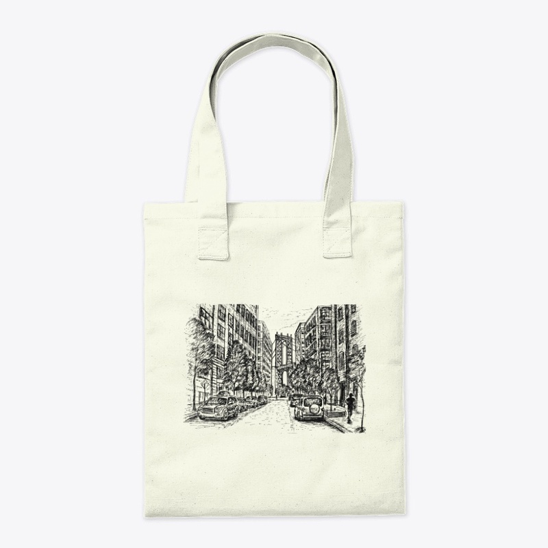 NYC Dumbo Brooklyn Tote Bag