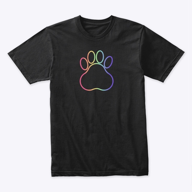 Rainbow Pride Paw