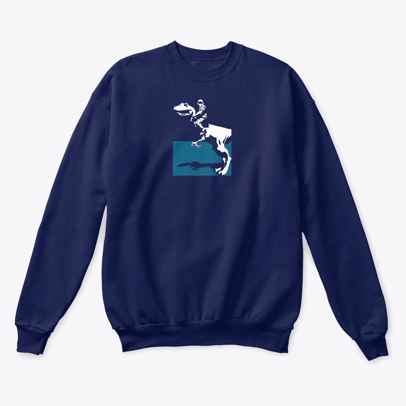 Space Soldier on Velociraptor